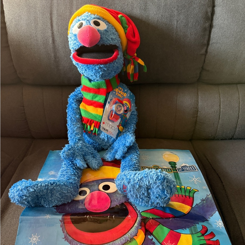 Macy’s Holiday Ambassador Plush - Grover 2004